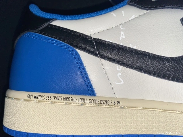 Jordan Fragment x 1 Retro DM7866-140 Scott Design Low Air x Travis 0804
